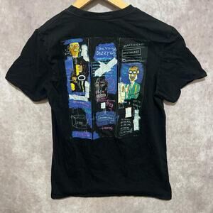 Basquiat Art T-Shirt Featuring “Horn Players” 1983 Painting size M